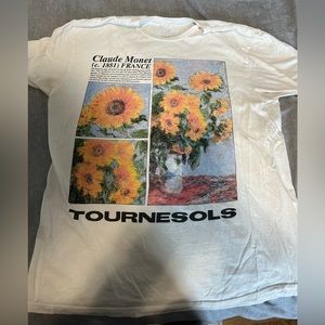 Large cream colored T shirt